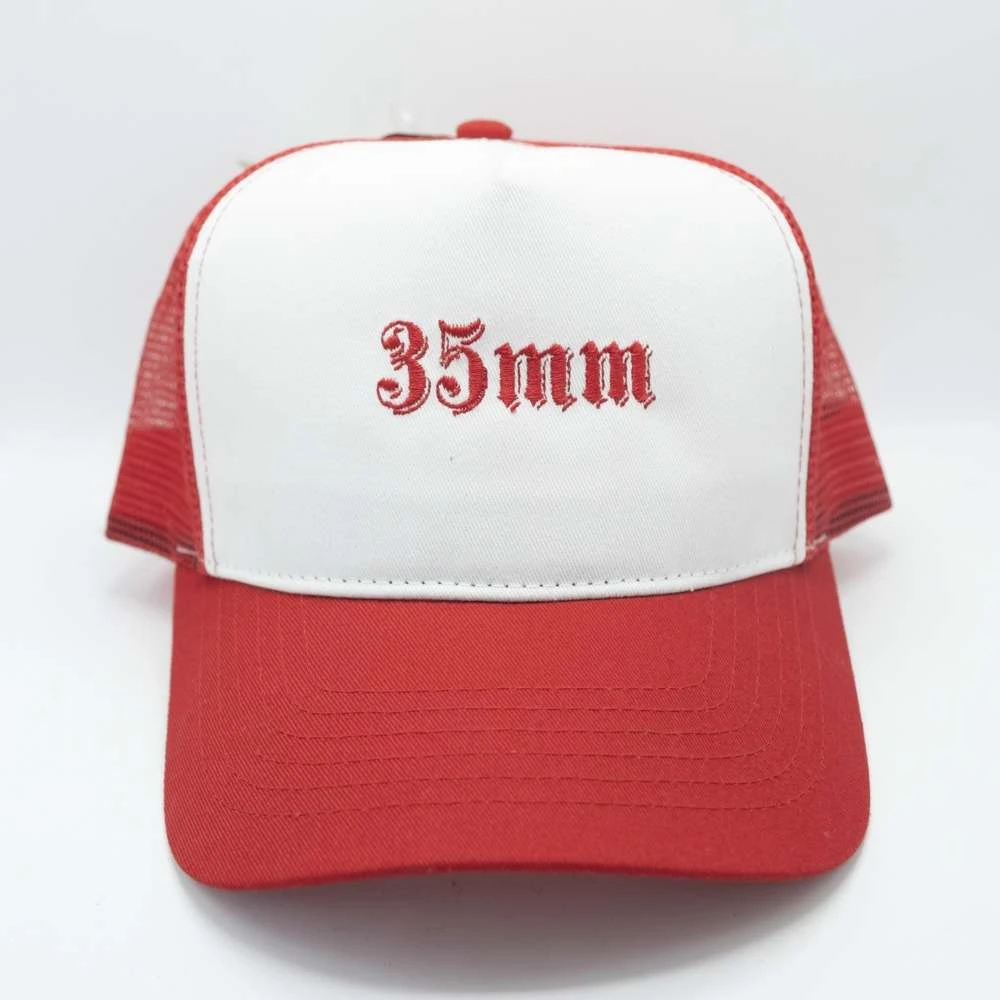 35mm Trucker Hat – Red 1 35mm Trucker Hat – Red