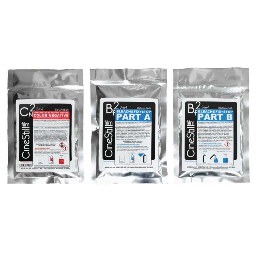 Cs2 “Cine Simplified” ECN 2-Bath Powder Kit (16 Rolls) 2 Cs2 “Cine Simplified” ECN 2-Bath Powder Kit (16 Rolls) - Image 2