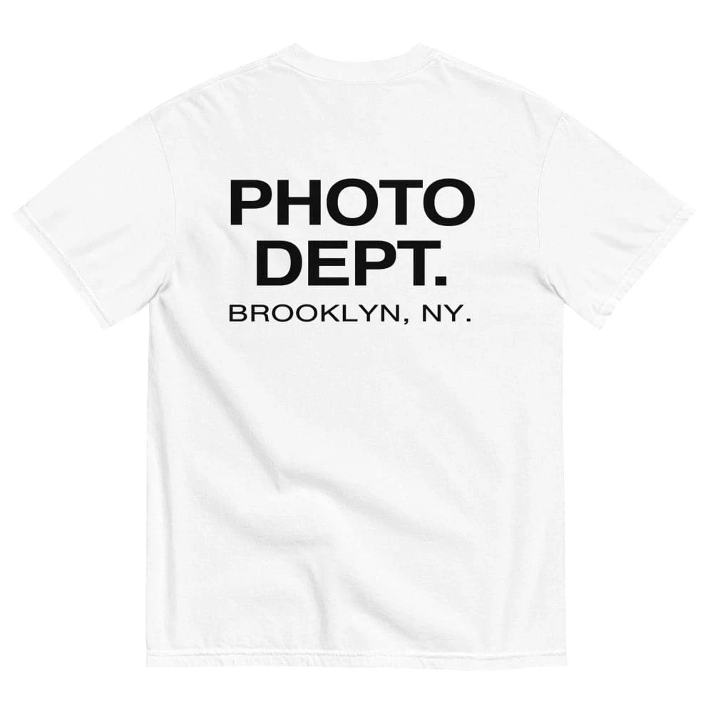 Photo Dept. Tee – White 1 Photo Dept. Tee – White