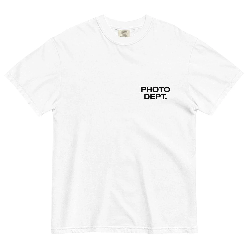 Photo Dept. Tee – White 2 Photo Dept. Tee – White - Image 2