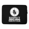 Respect The Shooter Laptop Sleeve