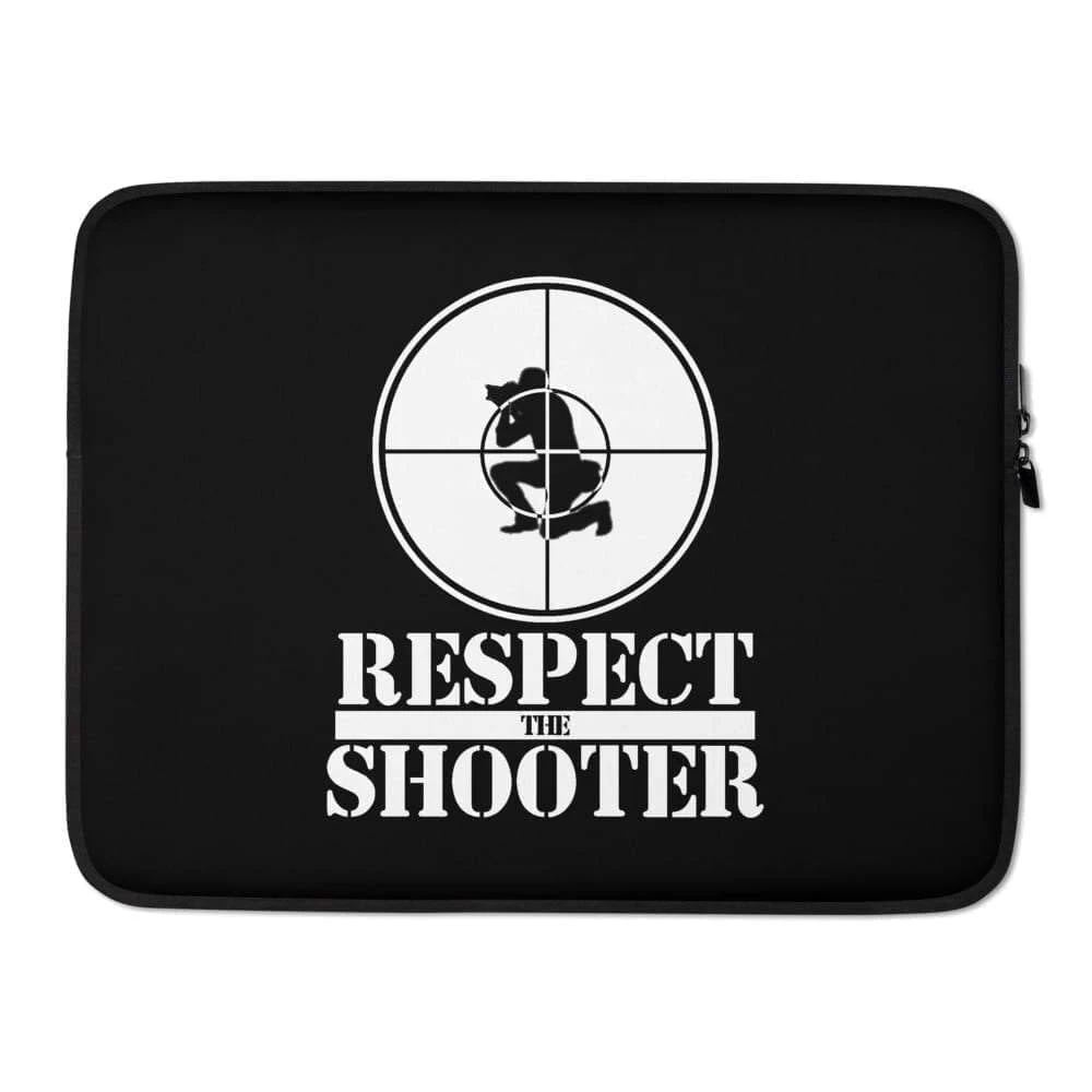Respect The Shooter Laptop Sleeve 1 Respect The Shooter Laptop Sleeve