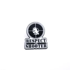Respect The Shooter Enamel Pin