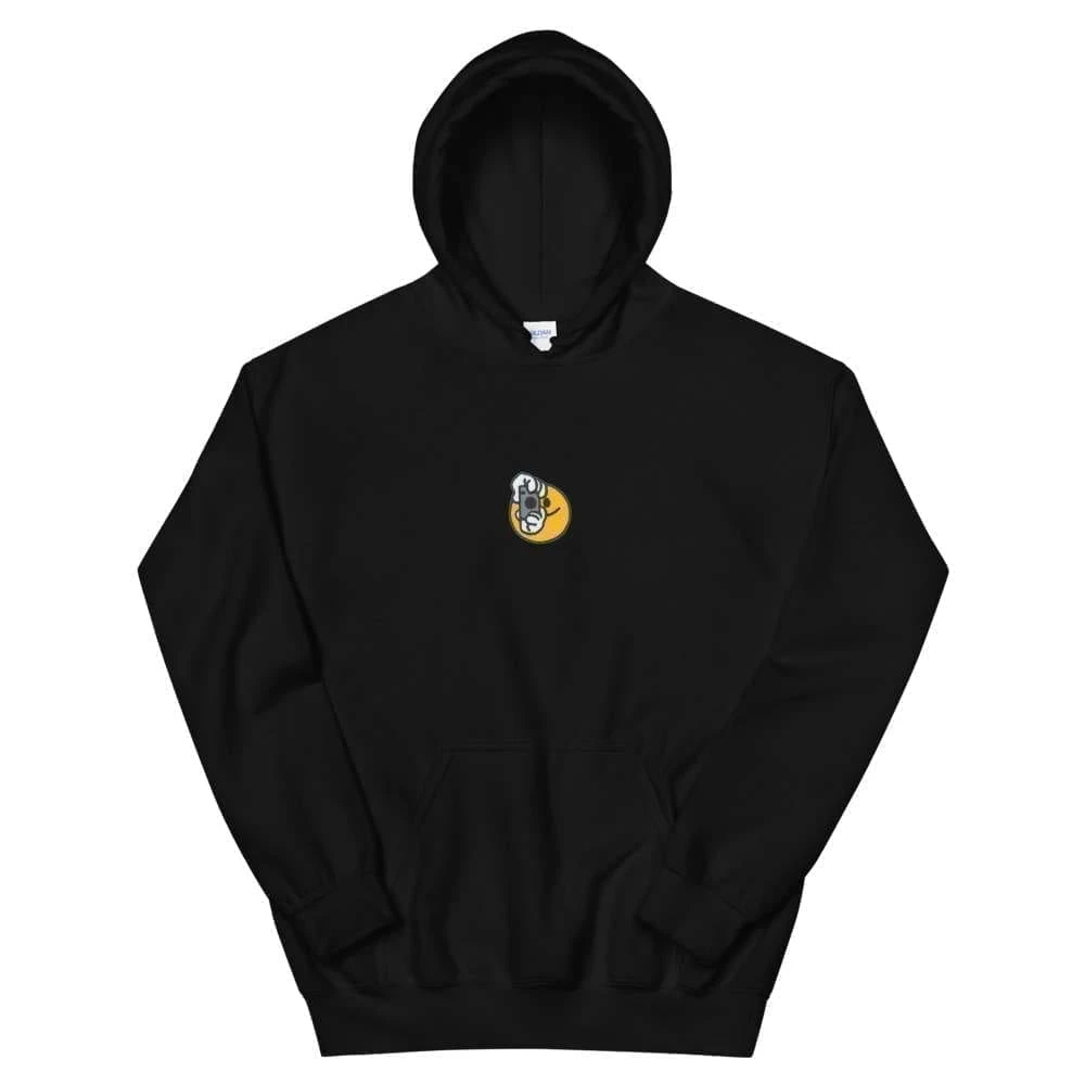 Smiley Camera Embroidered Hoodie 1 Smiley Camera Embroidered Hoodie
