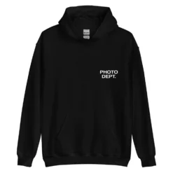 Photo Dept. Unisex Hoodie โ Black