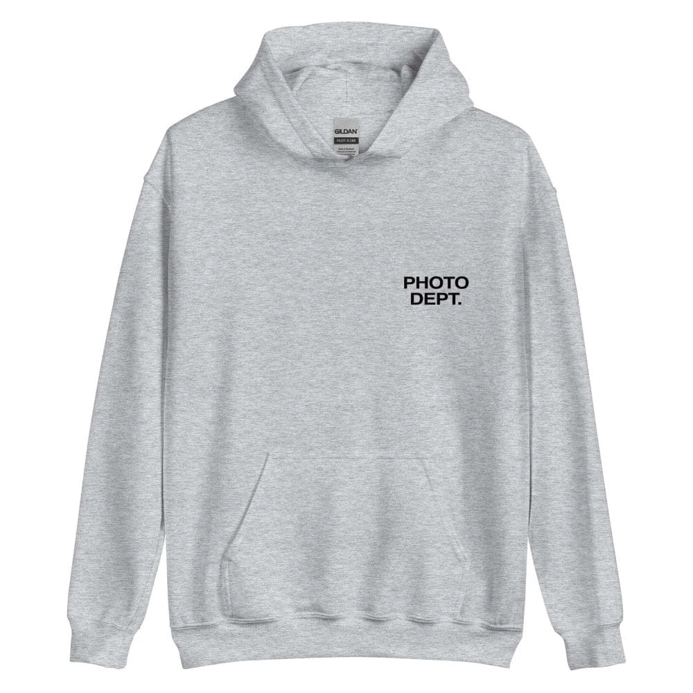 Photo Dept. Unisex Hoodie – Sport Grey 2 Photo Dept. Unisex Hoodie – Sport Grey - Image 2