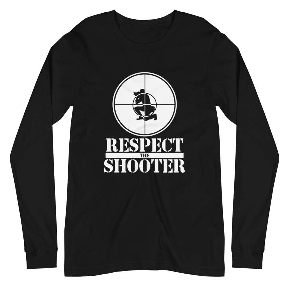 Respect The Shooter Unisex Long Sleeve Tee 1 Respect The Shooter Unisex Long Sleeve Tee